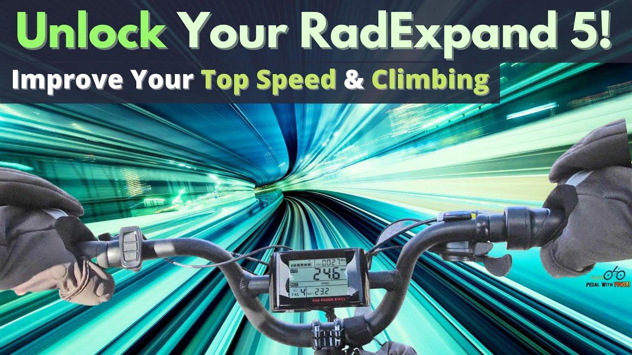 'Video thumbnail for How to UPGRADE Your Rad Expand 5  - UNLOCK Higher Top Speed!'