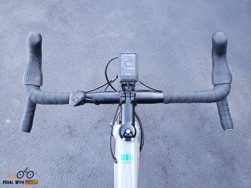Handlebars from the top down on the Diamondback Current 2022