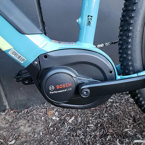 Bosch motor on a Haibike Hardnine 5