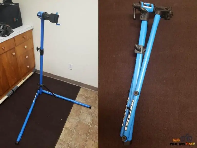 Park Tool PCS 9.s repair stand folded and opened up