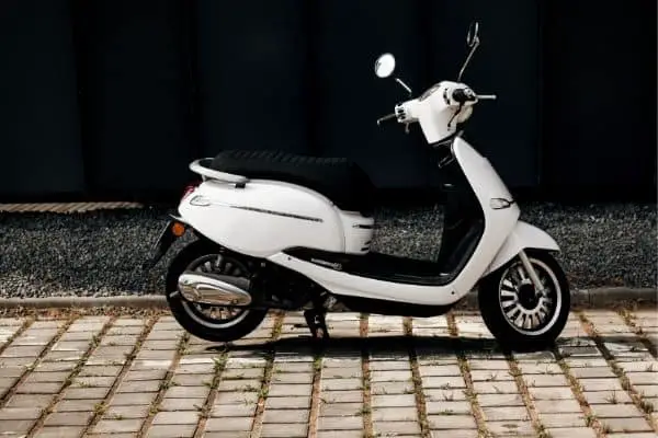 modern electric moped